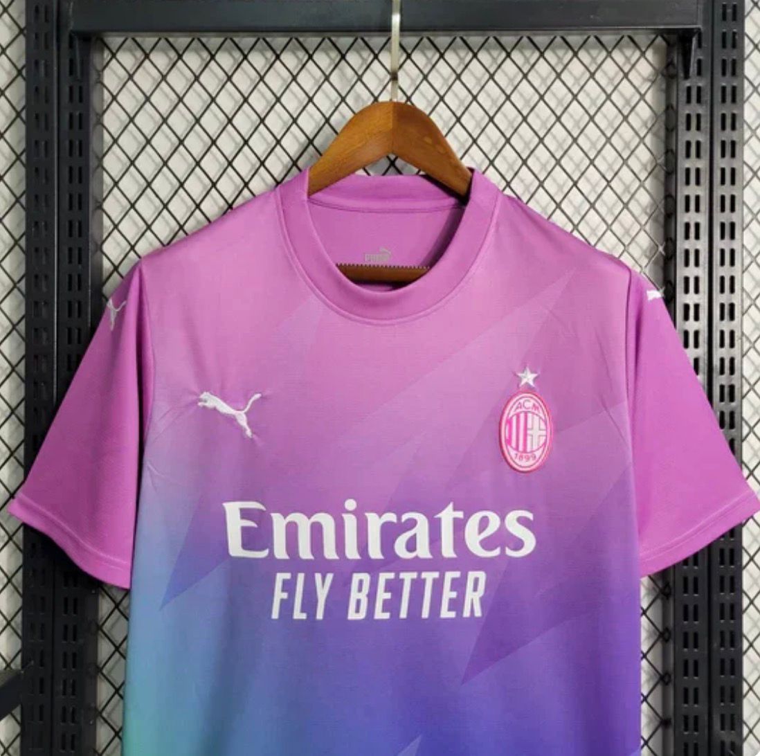 Ac Milan Maillot Mauve/rose